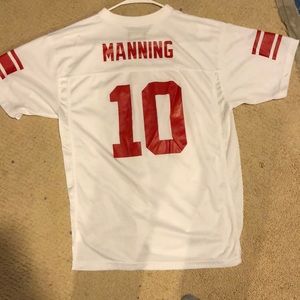 COPY - NEW YORK GIANTS ELI MANNING #10 Away white jersey
